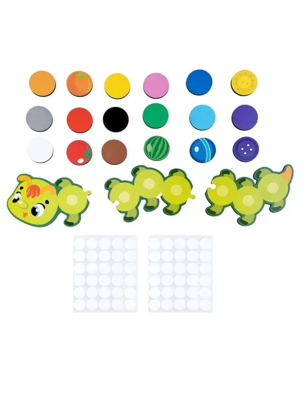 Игра развивающая на липучках "Гусеница" 06002