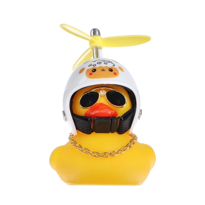 Утка с пропеллером, цвет желтый, барашек Утка с пропеллером, цвет желтый, барашек