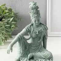 Сувенир песчаник "Богиня Гуанинь" 10х17х19,5 см