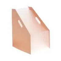 Лоток для бумаг Calligrata, А4, вертикальный, пластиковый, 12 отделений, бежевый