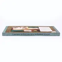 Домашняя когтеточка-лежанка для кошек, 56&times;30 см, гофрокартон