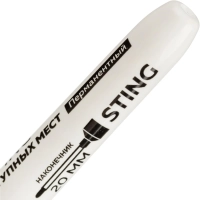 Маркер строительный Topfort 1 мм разметочный с длинным наконечником черный