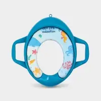 Сиденье для унитаза детское с ручками "Морской мир" Сиденье для унитаза детское с ручками "Морской мир"