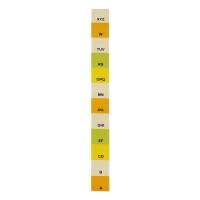 Папка на резинке А65, 12 отделений, узоры розовая, пастель