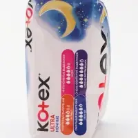 Прокладки ночные Kotex Night Ultra Soft & Dry, с крылышками, 7 шт.