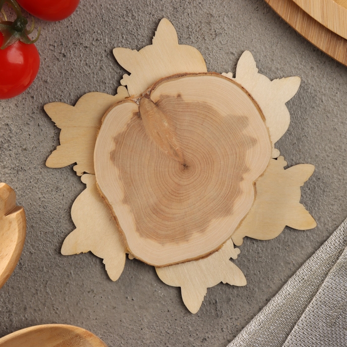 Подставка под горячее Подставка под горячее "Корги", D=12, можжевельник