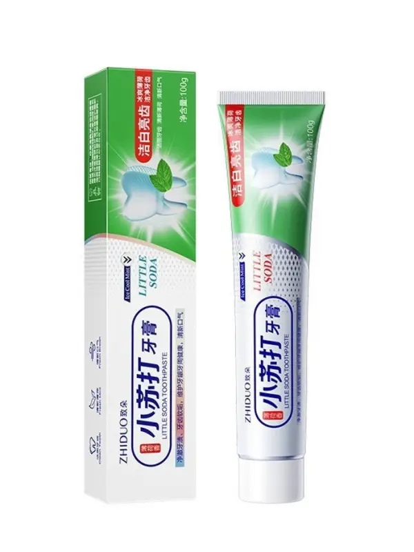 Отбеливающая зубная паста с пищевой содой, 100 г
