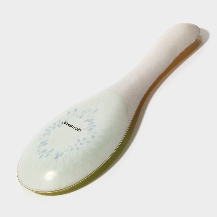 Подставка стеклянная под ложку Доляна «Романтичный киви», 23,5×8,3×1,5 см Подставка стеклянная под ложку Доляна «Романтичный киви», 23,5×8,3×1,5 см