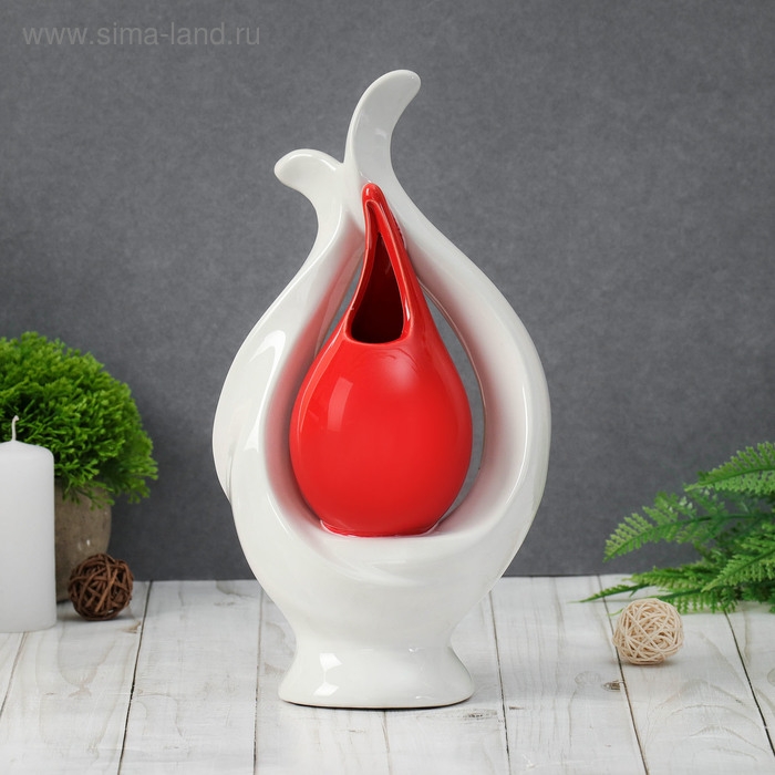 Ваза абстракция Ваза абстракция "Капля" в кувшине 14х27 см, микс