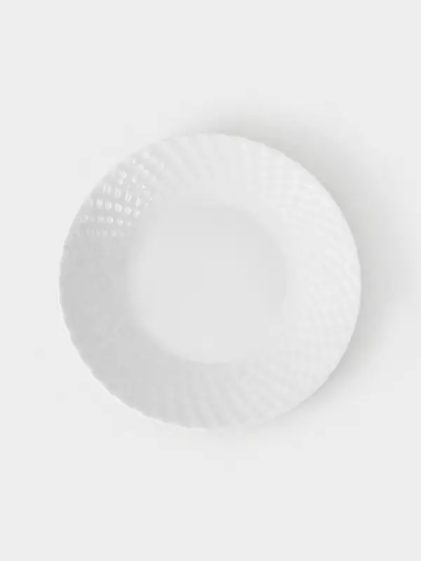 Тарелка десертная &laquo;Сальвадор&raquo;, d=16.3 см, стеклокерамика, белая