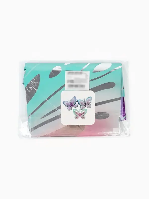 Воздушные шары фольгированные, &laquo;Разноцветные бабочки&raquo;, набор  3 шт