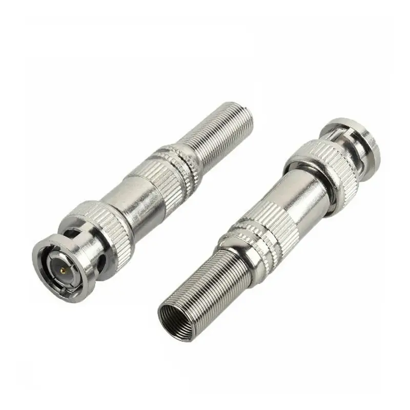 Разъем штекер BNC под винт с металическим колпачком Разъем штекер BNC под винт с металическим колпачком