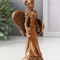 Фигура Бог сканди «Валькирия», 14×7.5×6 см, бронза