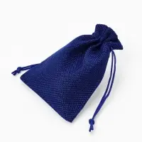 Набор мешочков подарочных 50 шт. &laquo;Льняной&raquo; 9&times;12&times;0.1 см, синий