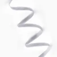 Лента бархатная, 6 мм, 18&plusmn;1 м, серая №184