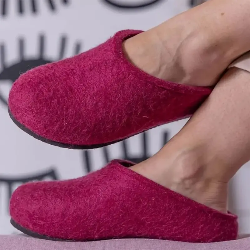 Домашние валенки Step, розовые (вереск), размер 35 Домашние валенки Step, розовые (вереск), размер 35