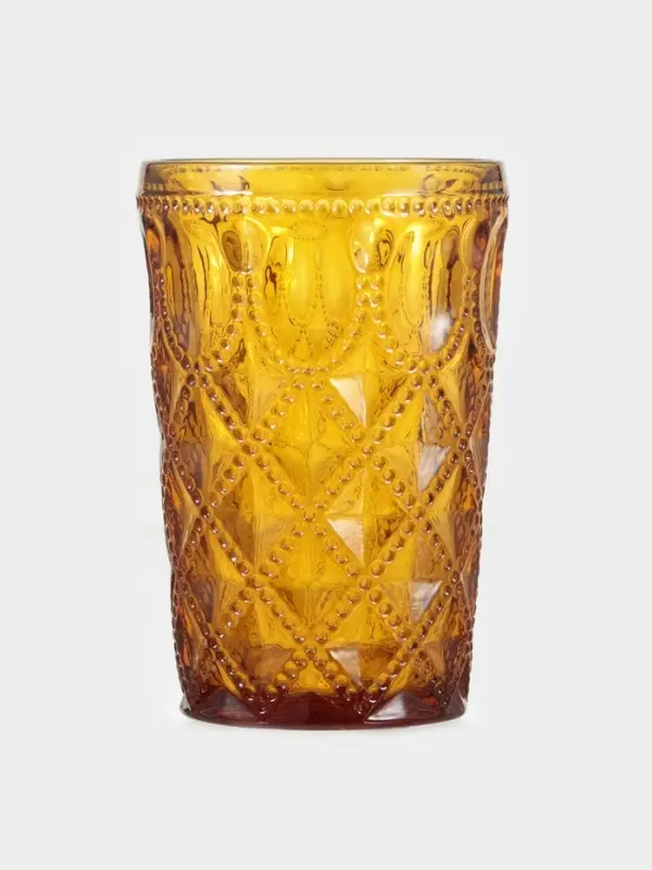 Набор стаканов Magistro &laquo;Варьете&raquo;, 465 мл, 8.5&times;14 см, 6 шт., стекло, жёлтые