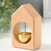 Колокол магнитный бук "Дом" 2,8х6,5х9,8 см