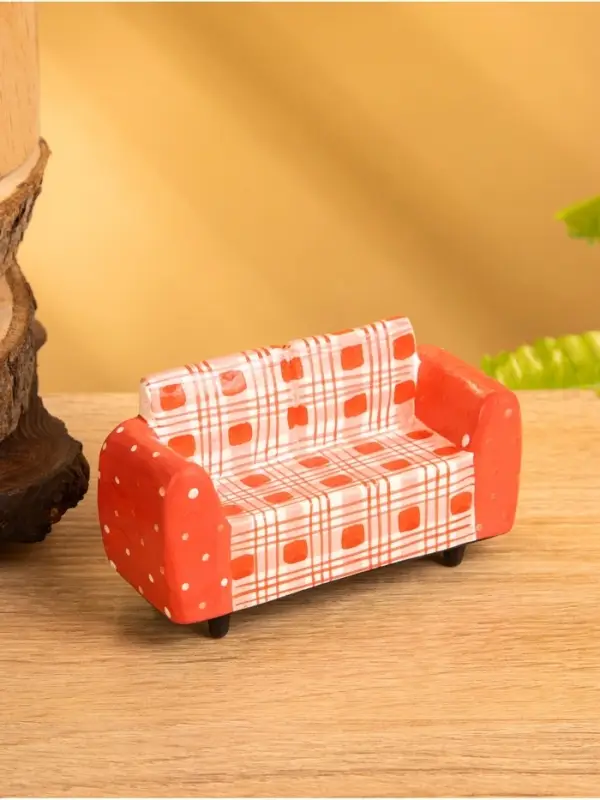 Мебель для кукол &laquo;Кресло&raquo;, 10&times;4&times;5.5 см, дерево, красная