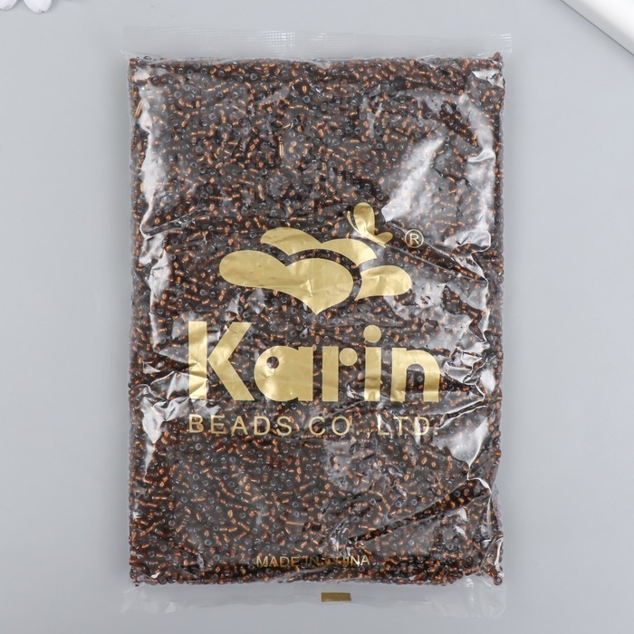 Бисер стекло 8/0  Бисер стекло 8/0 "Кофе" 450 гр