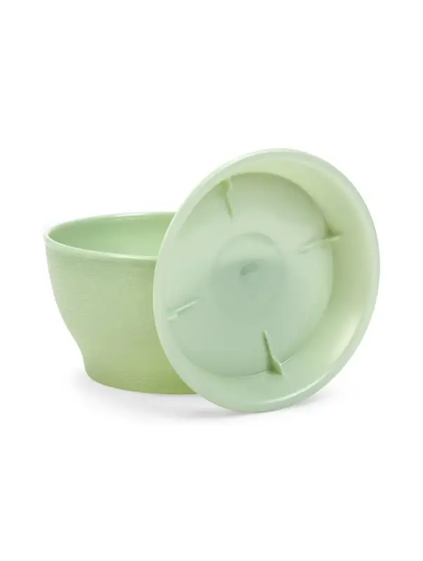 Горшок для цветов с поддоном 0,5 л d12,5см h7 см "Фиалочка" зеленый перламутр