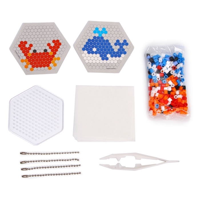 Термомозаика «Морские приключения» с пинцетом, брелоком Термомозаика «Морские приключения» с пинцетом, брелоком