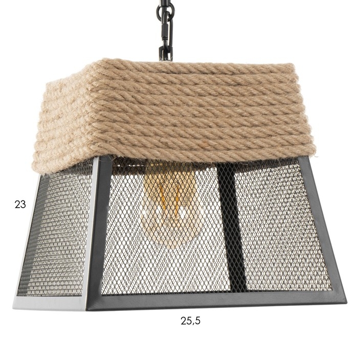 Светильник BayerLux "Куб" 1хЕ27 40Вт черный 25х25х53см