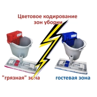 Набор для уборки Росмоп ручн мойки пола с красн отжим_Росмоп Мини К