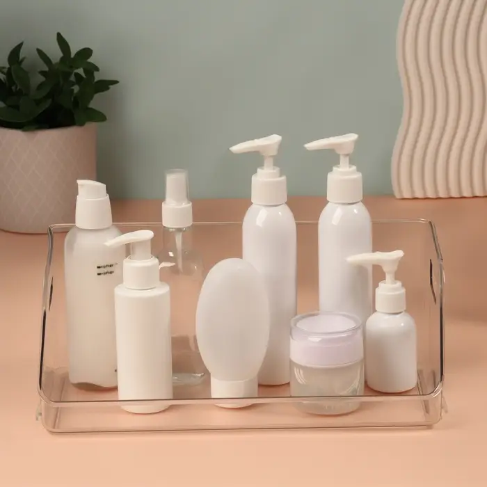 Органайзер для хранения, с ручками, 1 секция, 30&times;14&times;13 см, прозрачный