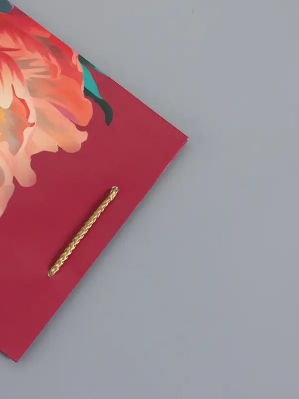 Пакет подарочный ламинированный "Пион" 18 х 22,3 х 10 см