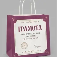 Пакет подарочный &laquo;Новый&raquo;, 22&times;22&times;11 см, крафт
