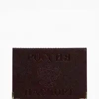 Обложка на паспорт, бордовая