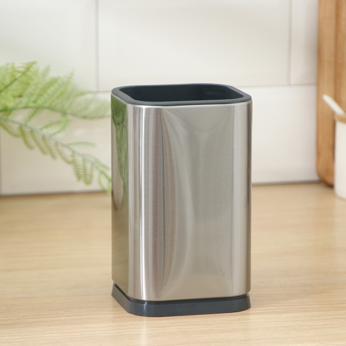 Подставка для кухонных принадлежностей Magistro «Металлик», 16,8×10 см Подставка для кухонных принадлежностей Magistro «Металлик», 16,8×10 см