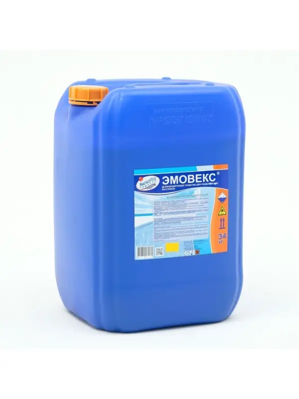 Жидкий хлор для дезинфекции воды &laquo;Эмовекс&raquo;, 34 кг