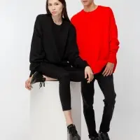Джемпер оверсайз унисекс Stated в сумке, черный, размер L/XL