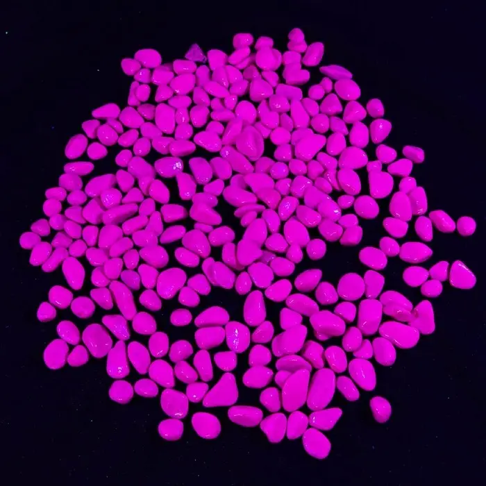 Грунт декоративный флуоресцентный DECOR DE, фр. 8-12 мм, пурпурный, 800 г