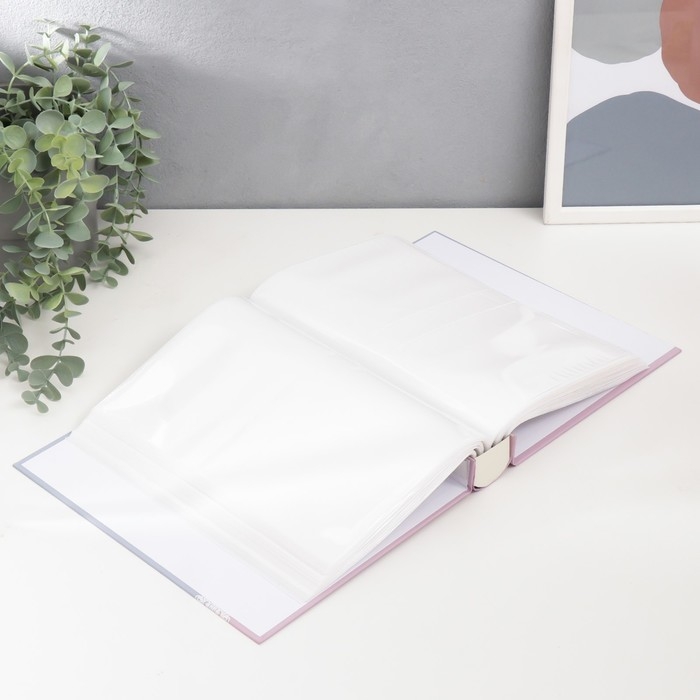 Фотоальбом на 200 фото 10х15 см Фотоальбом на 200 фото 10х15 см "Бабочки в цветах" в коробке МИКС 26,5х20,5х5,5 см