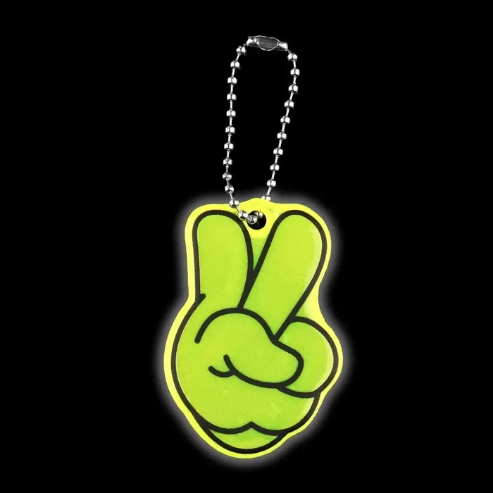 Светоотражающий элемент «Виктори», двусторонний, 5.8×4 см, МИКС Светоотражающий элемент «Виктори», двусторонний, 5.8×4 см, МИКС