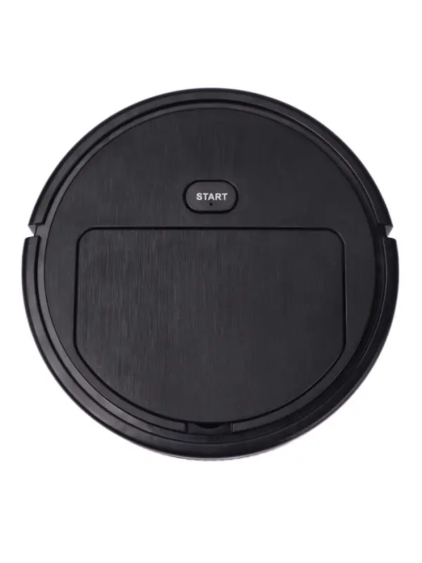 Робот-пылесос Luazon LVC-101, сухая уборка, 0.4 л, от USB, 5 Вт, 1200мА/ч, чёрный