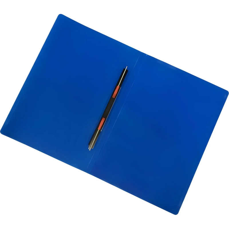 Скоросшиватель пластиковый с пружин.скорос-телем Attache экономи 0,4 синий