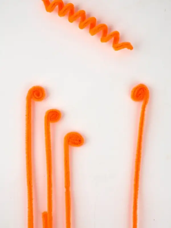 Синельная проволока набор 50 шт., оранжевая, 30 см