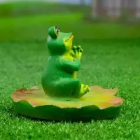 Садовая фигура &laquo;Лягушка хлопает&raquo;, 12.5&times;12.5&times;9.5 см