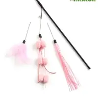 Дразнилка для кошек, с 3 сменными насадками