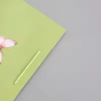 Пакет подарочный ламинированный "Цветы и бабочка" 26 х 12 х 32 см