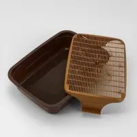 Туалет с сеткой, 44&times;33&times;11.5 см, капучино