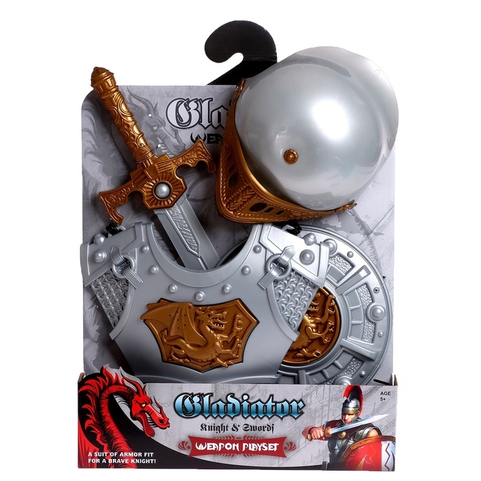Наборы рыцаря «Гладиатор», шлем, щит, меч, доспехи Наборы рыцаря «Гладиатор», шлем, щит, меч, доспехи