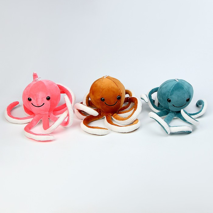 Мягкая игрушка «Осьминог», цвета МИКС