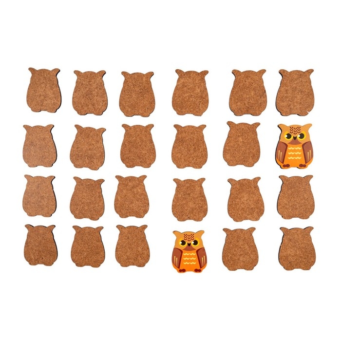 Игра настольная мемо «Совы» Far far land wood (24 фишки в коробке) Игра настольная мемо «Совы» Far far land wood (24 фишки в коробке)