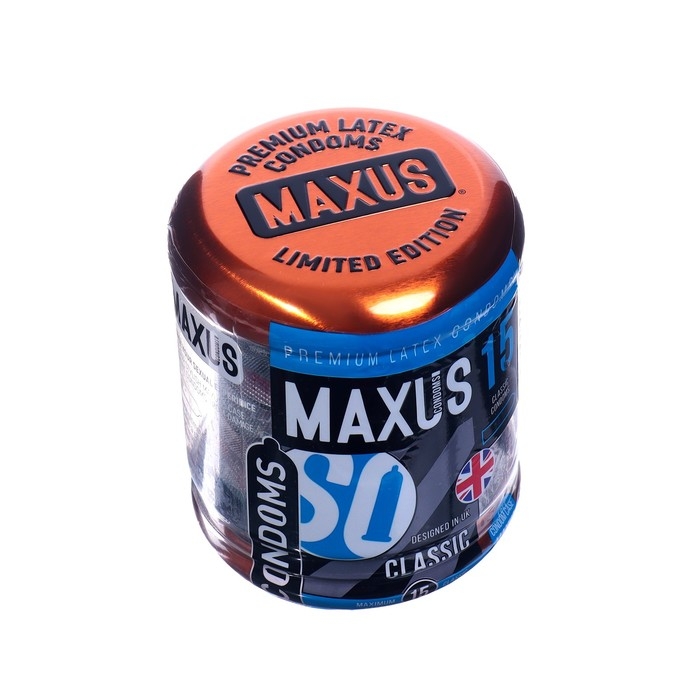 Презервативы классические MAXUS Classic 15 шт с кейсом Презервативы классические MAXUS Classic 15 шт с кейсом