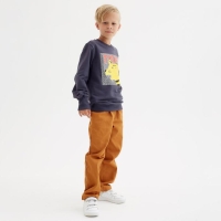 Свитшот для мальчика MINAKU: Casual Collection KIDS цвет графит, рост 152